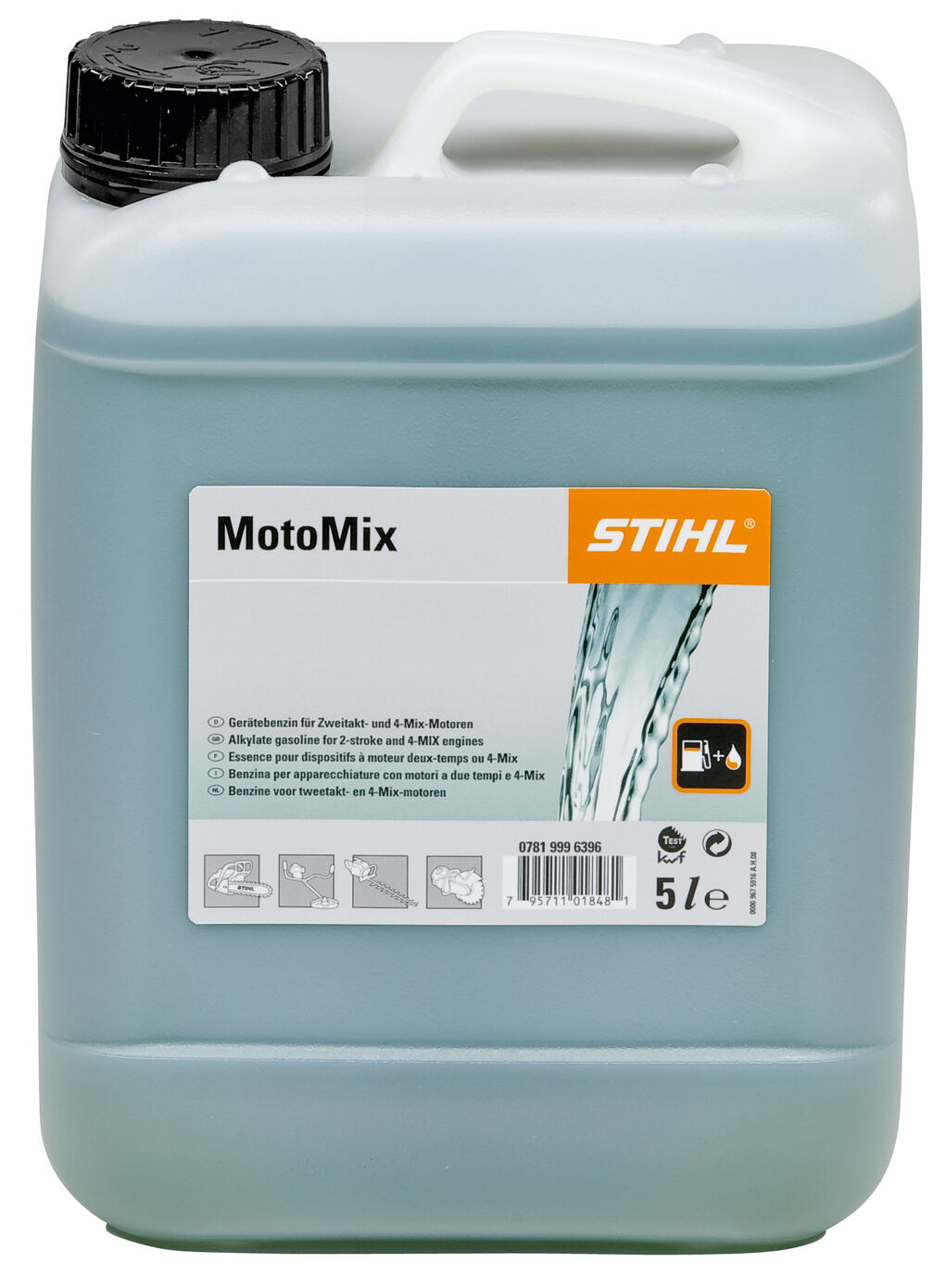 STIHL MotoMix 5 Liter für Zweitakt- und 4-Mix-Motoren Kraftstoffgemisch