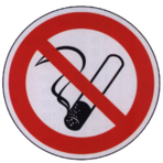 Panneau Défense de fumer