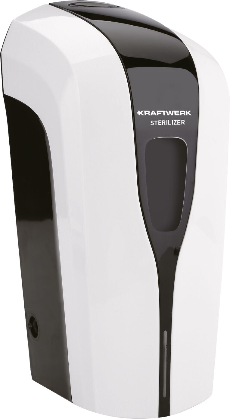 Dispenser automatico per spray igienizzante da 1100 ml da parete bianco Dispenser automatico per spray igienizzante da 1100 ml da parete bianco