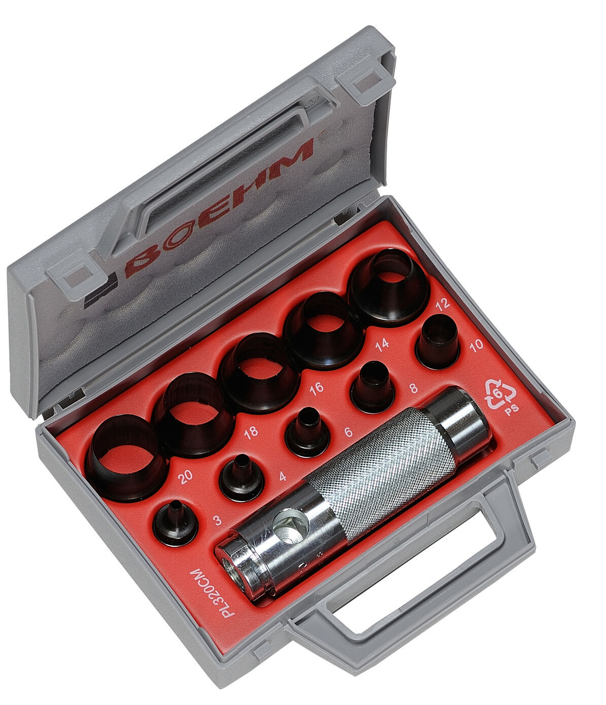 Assortimento di 29 fustelle tonde da 2 a 50 mm - Beta 1105/C32T Assortimento di 29 fustelle tonde da 2 a 50 mm - Beta 1105/C32T
