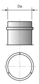 Abgasleitungs-Einlegefutterrohre