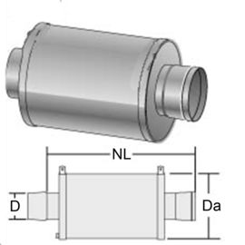Abgasleitungs-Schalldämpfer