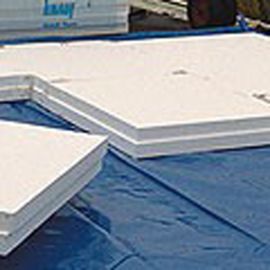 Panneau isolant en polystyrène pour toits plats 